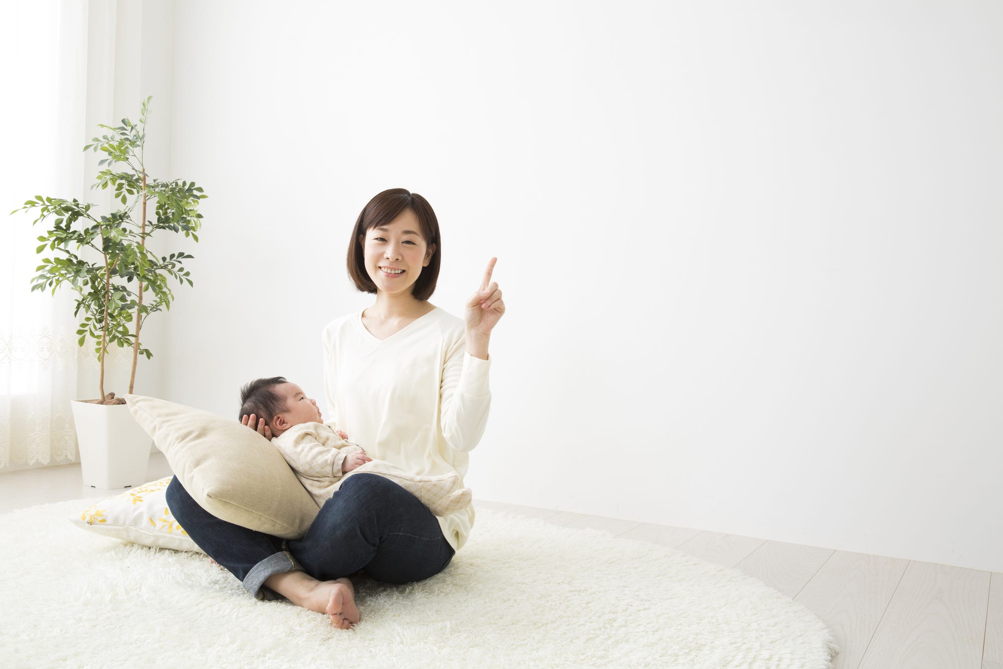 赤ちゃん　お母さん