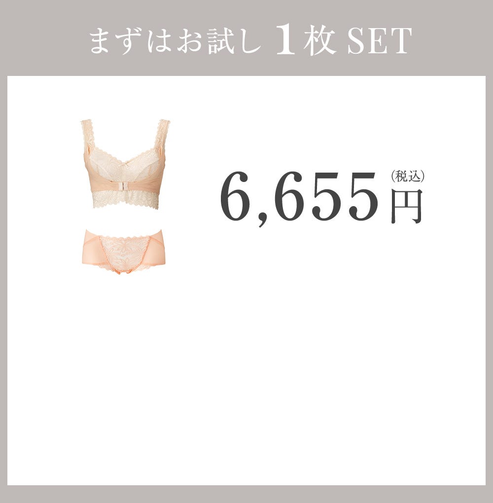 まずはお試し1枚SET 6,655円（税込）