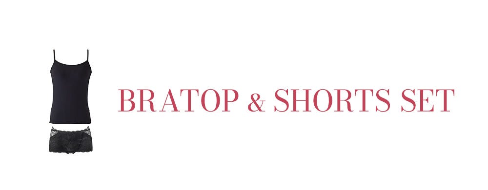 BRATOP＆SHORTS SET