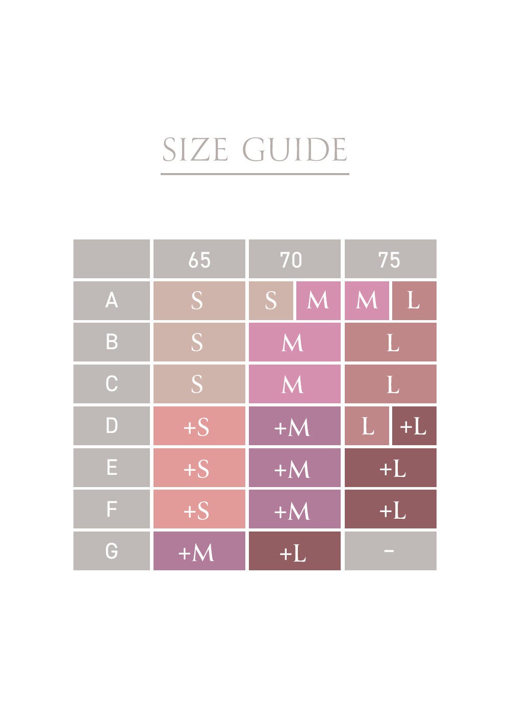 SIZE GUIDE