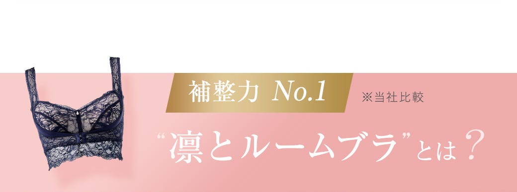 補整力No.1 ※当社比較 “凛とルームブラ”とは？