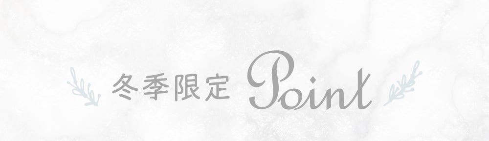 冬季限定 Point