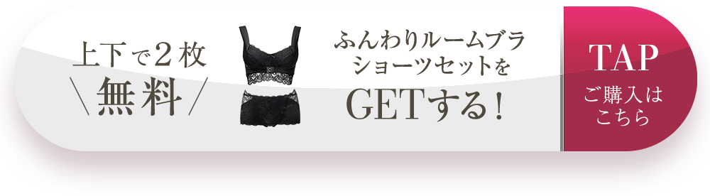 上下で2枚無料 ふんわりルームブラショーツセットをGETする！ TAP ご購入はこちら
